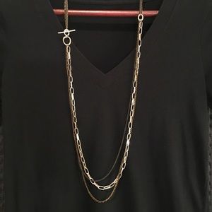 Urban Outfitters - chunky punk layered necklace